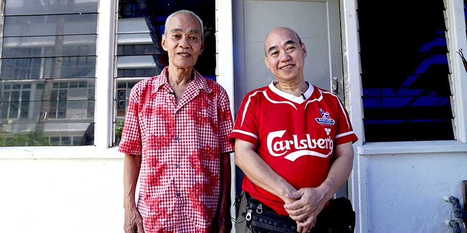 Mr Wang and his brother Mr Wang and his brother