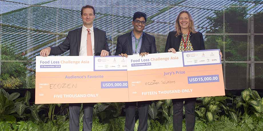 Ecozen Solutions at Food Loss Challenge Asia finals