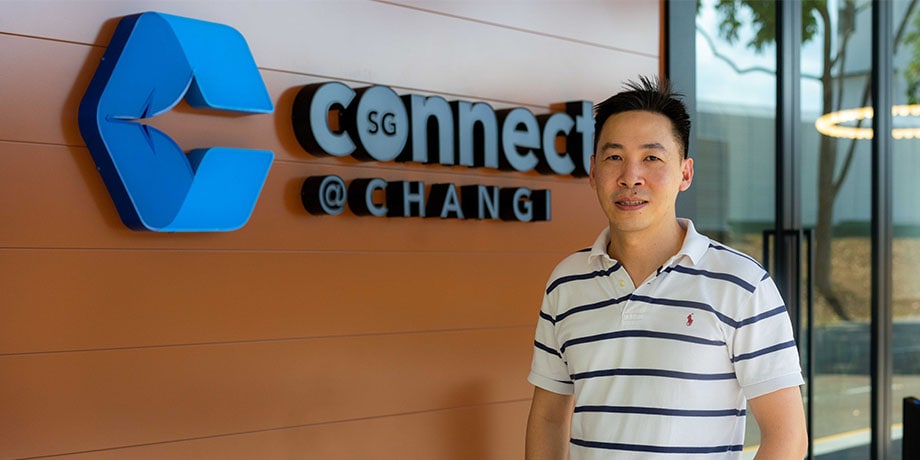Luke Han of Temasek part of Connect@Changi