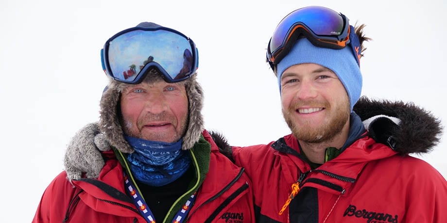 Robert Swan with his son Barney