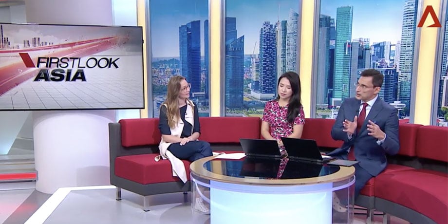 Jenni Risku interviewed by CNA's FirstLook Asia team