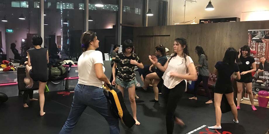 Kapap Academy students are mostly female