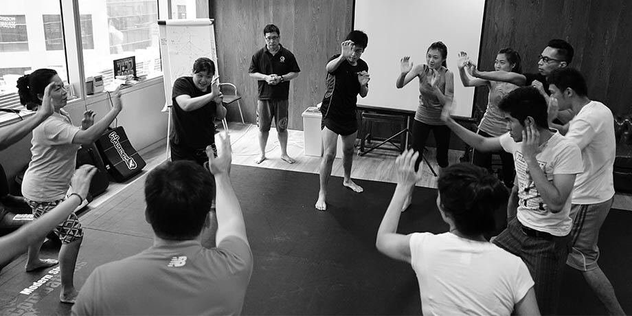 Kapap Academy students