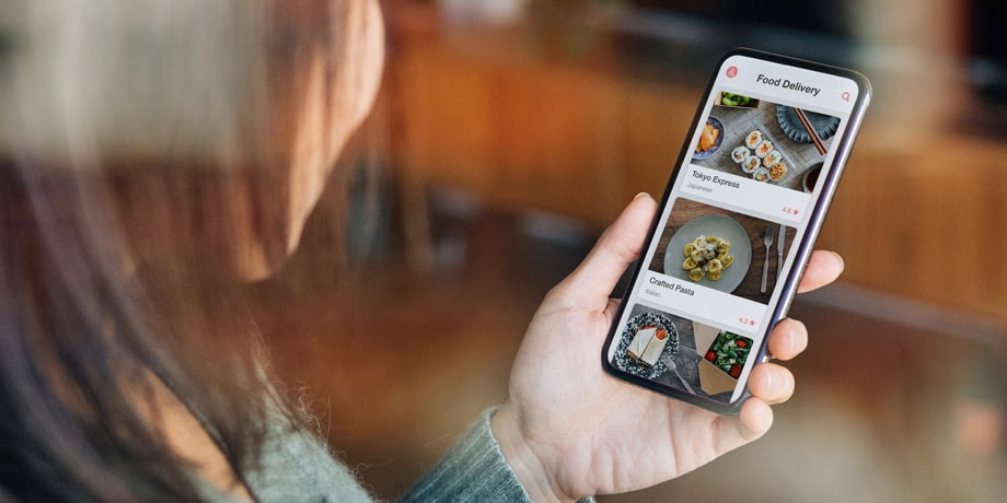 The convenience of online apps has made food delivery more prevalent